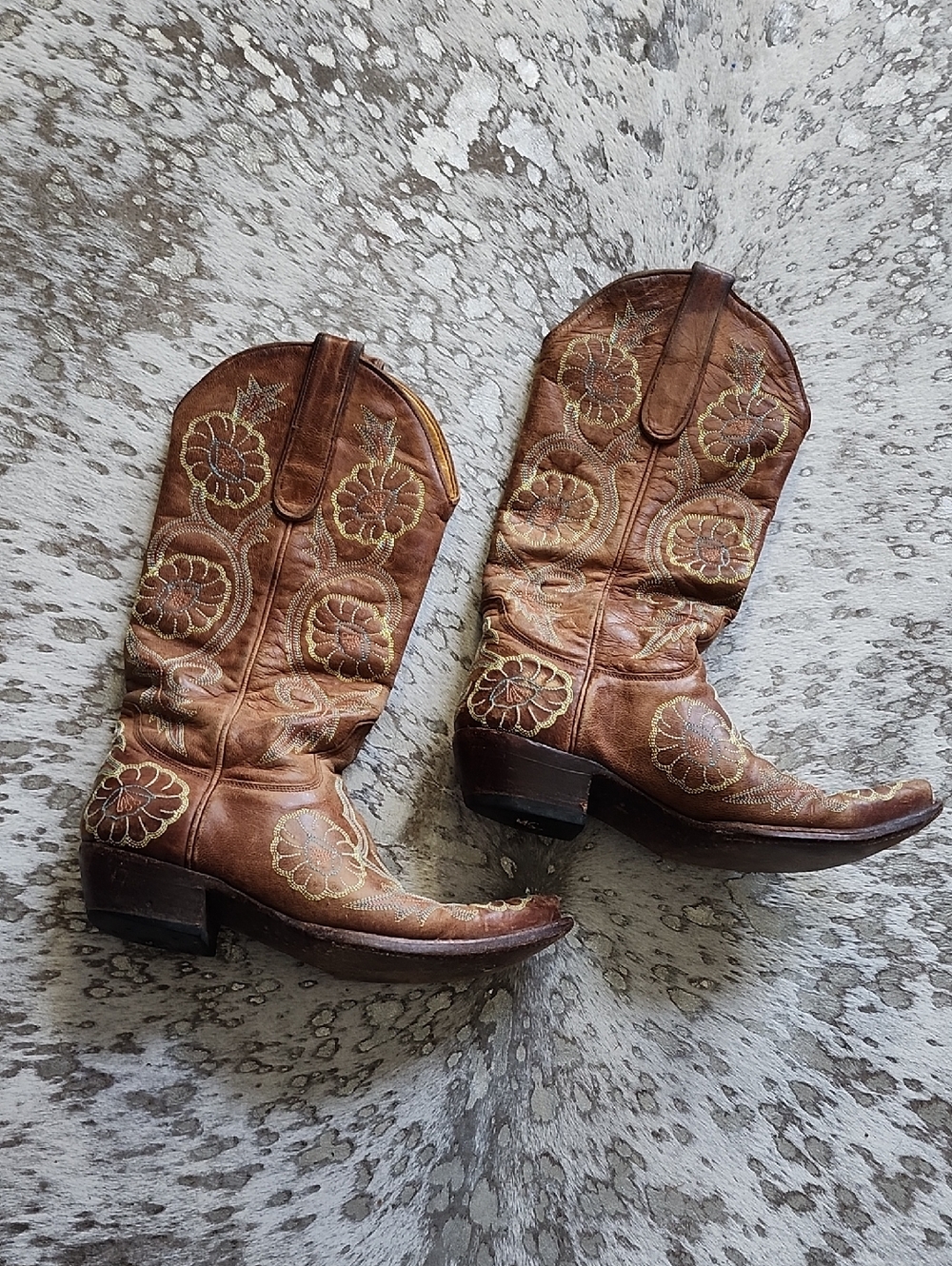 Old Gringo Cecilia Vintage Western Boot In Rust Sz7.5
